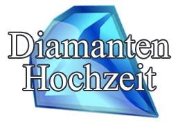 Schild geschenk individuell zum hochzeitstag 60 jahre ehe diamantenhochzeit. Diamantene Hochzeit Glückwünsche und Sprüche