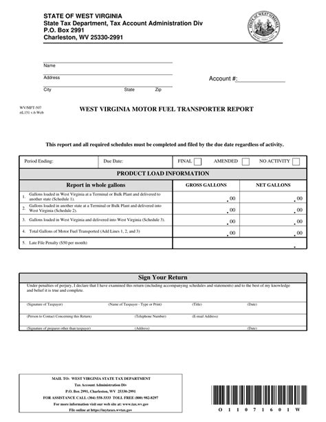 Form Wvmft 507 Fill Out Sign Online And Download Printable Pdf