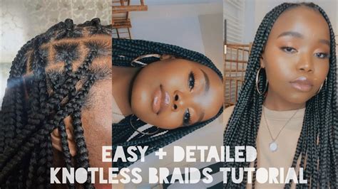 quick and easy knotless box braids tutorial knotlessbraidstutorial my xxx hot girl