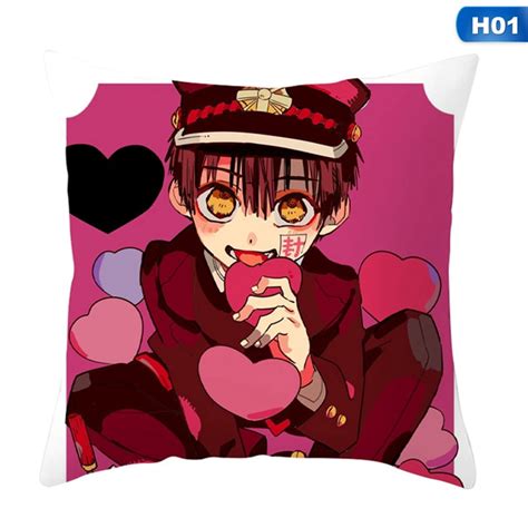 Akoada 1818 Inch Anime Toilet Bound Hanako Kun Square Throw Pillow