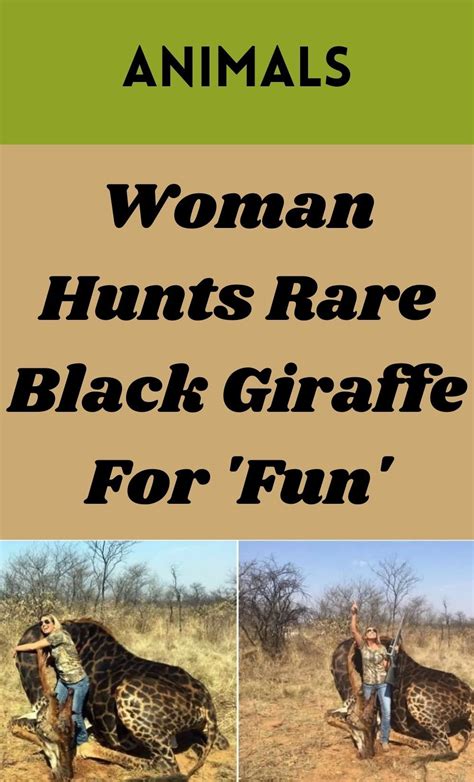 Woman Hunts Rare Black Giraffe For Fun Now Shes Drowning In Backlash Nature Wallpaper