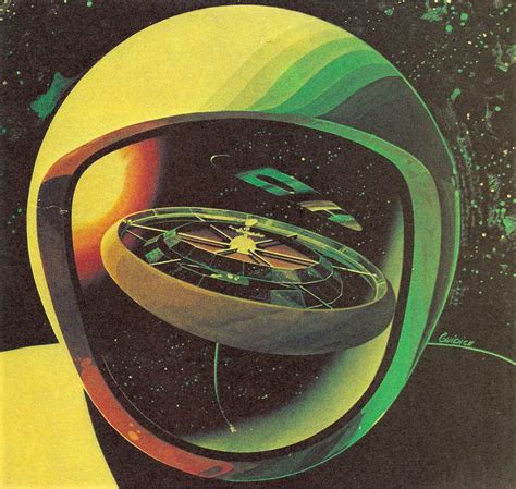 Space Colonies Nasadisney Concept Illo Commission 70s Sci Fi Art