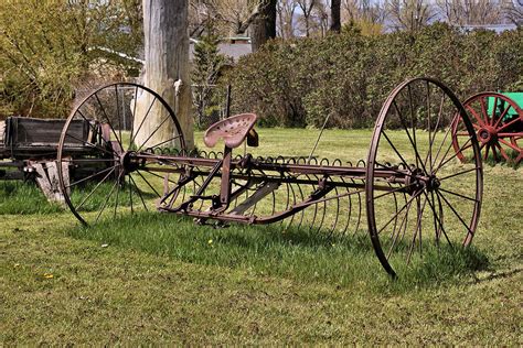 Antique Hay Rake Photograph By John Trommer Fine Art America