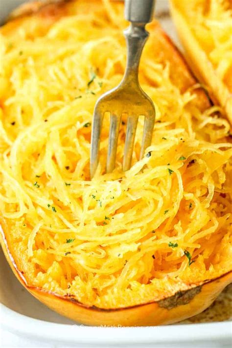 Baked Spaghetti Squash Baked Spaghetti Squash Rings Here Is My