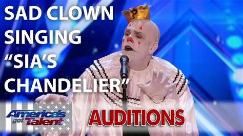 Puddles Pity Party Sad Clown Singing Sia S Chandelier America S Got