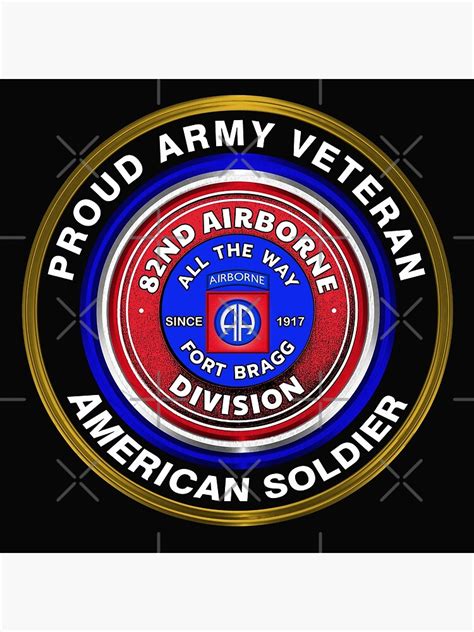 82nd Airborne Division Proud Army Veteran Art Print By Soldieralways
