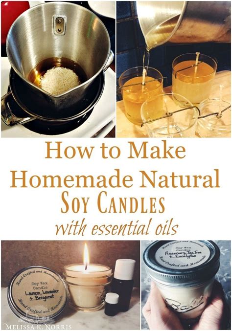 How To Make Your Own Soy Candles With Essential Oils Diy Essential