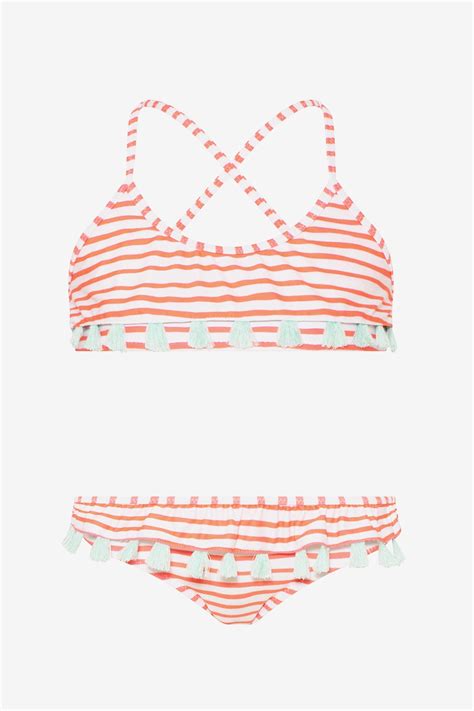 Sunuva Zebra 3 Piece Girls Swim Set Mini Ruby