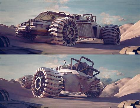 Sand Dune Buggy By Neil Maccormack Sci Fi 3d Cgsociety