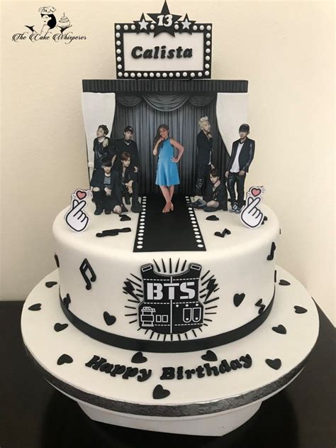BTS Theme Korean Pop Band Ideas de pastel de cumpleaños Pasteles