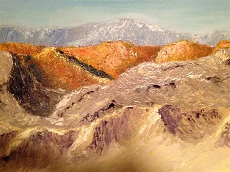 High Desert Mountain Painting By Michael Lawson Pixels