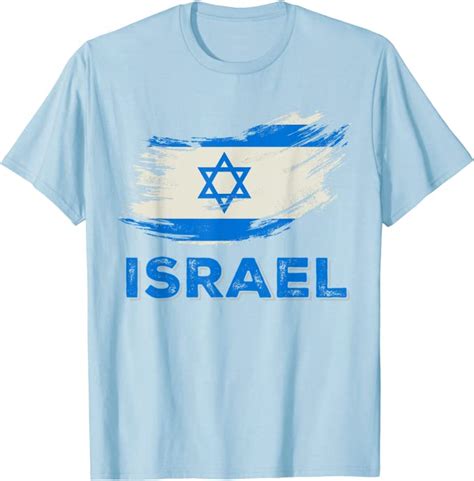 Funny Jewish Tshirt Israel Flag Pride Cute T T Shirt