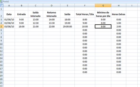 Como Calcular Horas Trabalhadas Em Excel Printable Templates Free