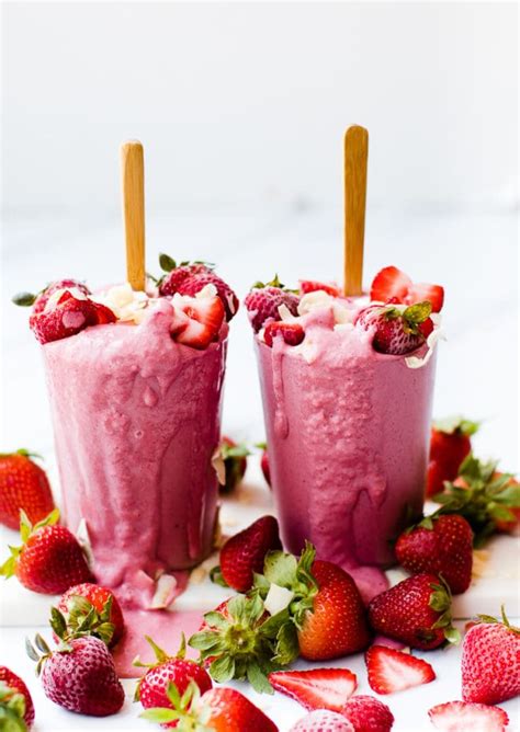 Yummy Coconut Strawberry Smoothie Drinks Oh So Delicioso