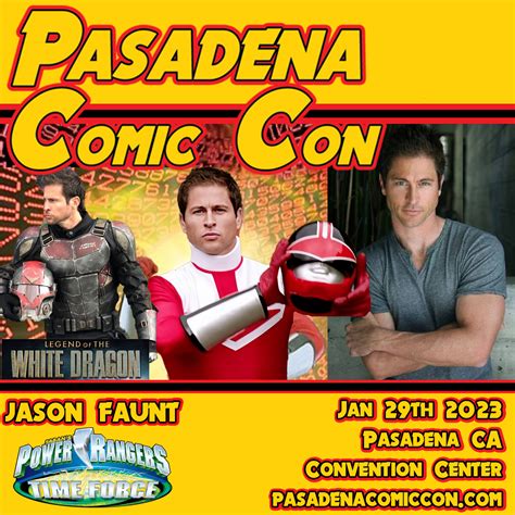 Jason Faunt Pasadena Comic Convention And Toy Show