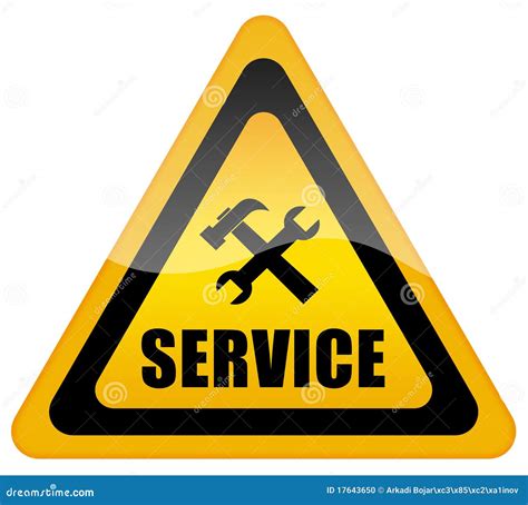 Service Support Sign Stock Illustration Illustration Of Icon 17643650