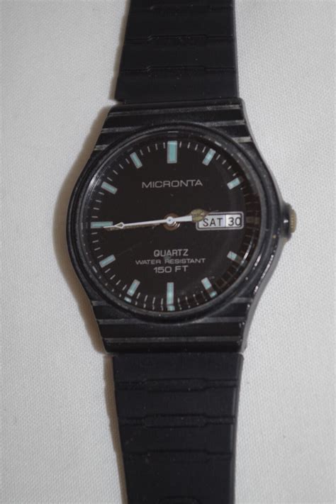 Vintage Micronta Radio Shack Watch Quartz Watch Resistant 150ft Runs Ebay