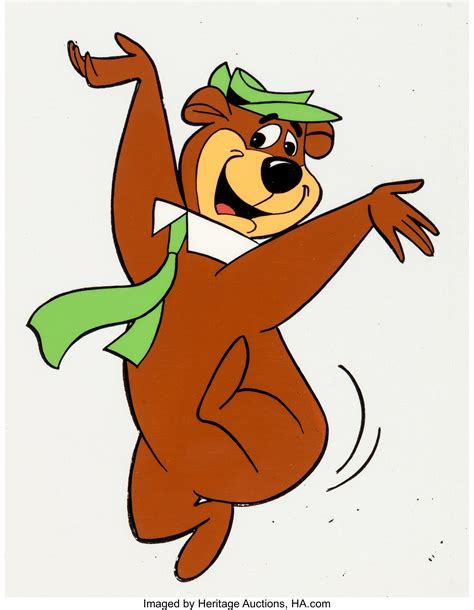Yogi Bear Publicity Cel Hanna Barbera C 1980s 90s Animation