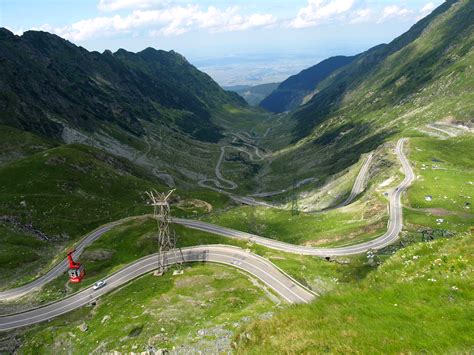 Transfagarasan Road Cable Car Carpathian Mountains Romania Romania