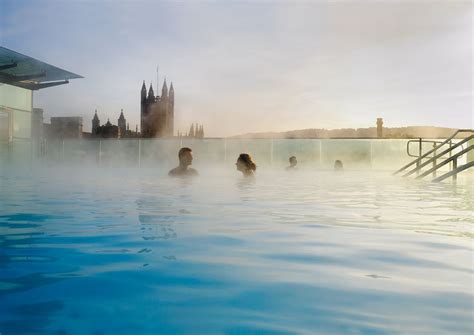 The Rooftop Pool At Thermae Bath Spa Hot Springs Bath Uk Travel And