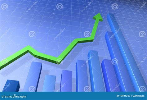 Financial Growth Bar Chart Royalty Free Stock Photography Image 19931247