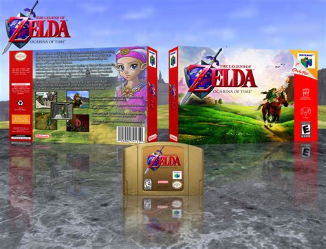 Viewing Full Size The Legend Of Zelda Ocarina Of Time Box Cover