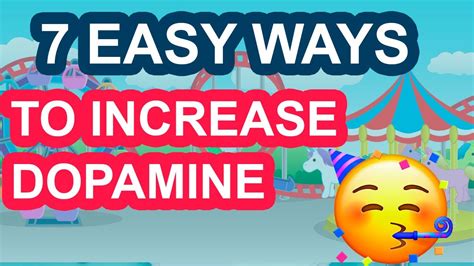 How To Increase Dopamine Levels Naturally Top 7 Ways Youtube