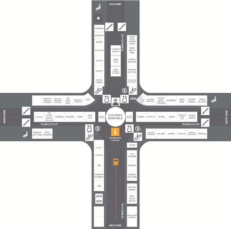 Klia Map Kuala Lumpur International Airport Arrivals And Departures