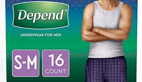 Amazon.com: Depends Men Overnight Disposable Underwear Small/Medium