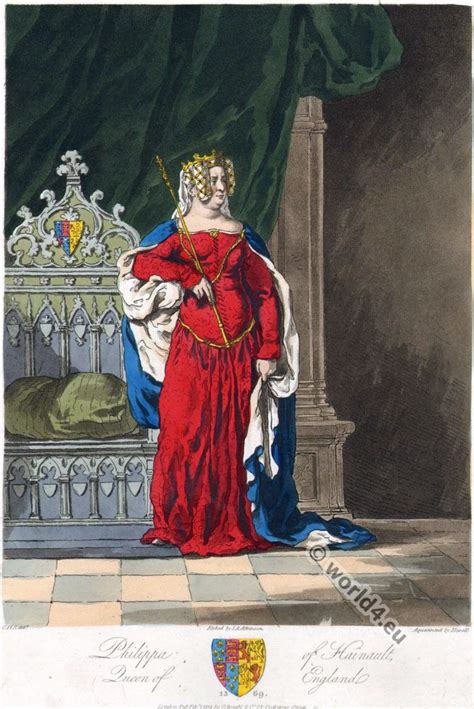 Philippa Of Hainault Queen Of England In 1369