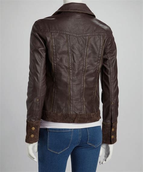 Womens Dark Brown Winter Leather Jacket J4jacket