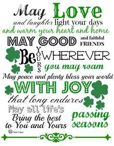 Irish Quotes May Love And Laughter Light Your Day This And Quotes
