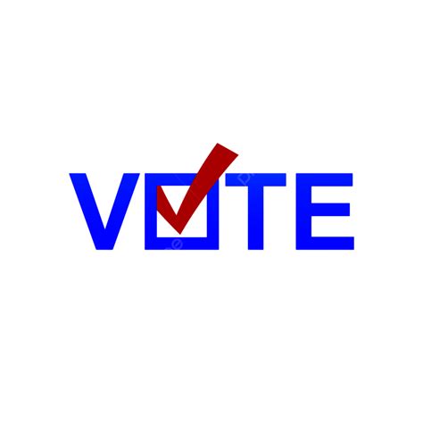 Check Vote Clipart Transparent Png Hd Vote Sign With Check Mark Test