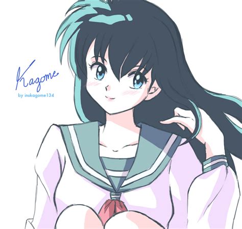 Kagome Colored Sketch By Inukagome134 On Deviantart