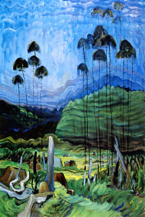 Trees In The Sky By Emily Carr 1939 Tom Thomson Canadian Painters