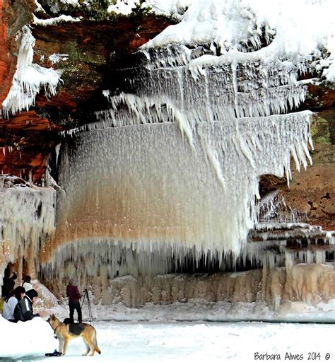Record Temperatures Freeze A Path To The Spectacular Lake Superior Ice