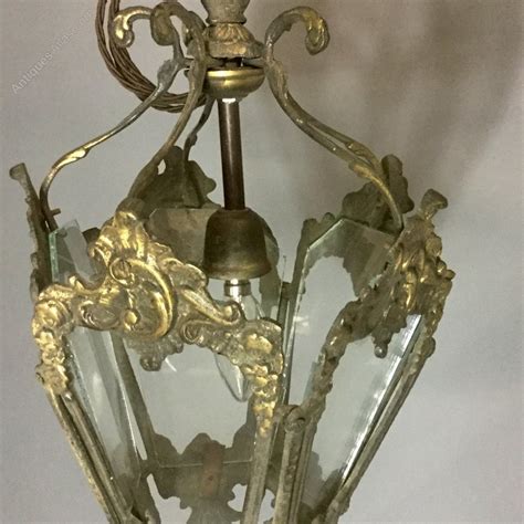 Antiques Atlas Pair Of Brass Hanging Lanterns