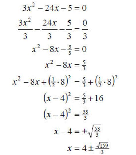 So that step is done. Solving Quadratic Equations by Completing the Square