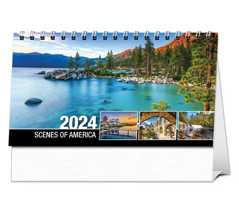 Scenes Of America Desk Calendar