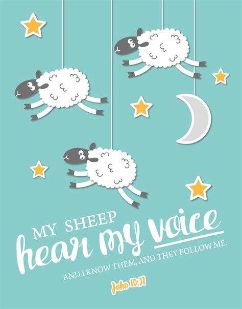 My Sheep Hear My Voice John 1027 Seeds Of Faith