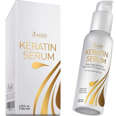Vitamins Keratin Protein Hair Serum Anti Frizz Control