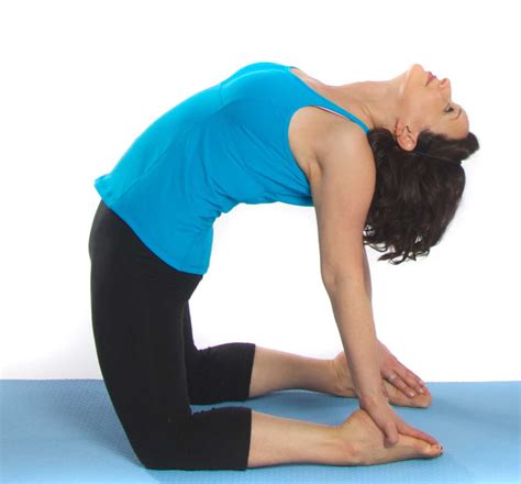 The camel pose is an intermediate level back bending posture that stretches the whole front of the body. The Camel pose for Thyroid-Ustrasana | Yoga For Thyroid ...