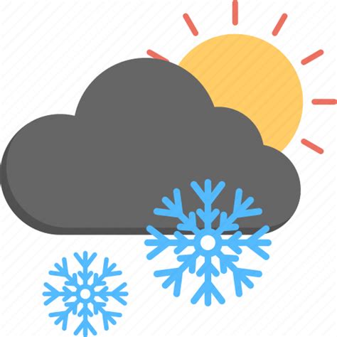 Snowfall, snowfall sunrise, weather, winter scene, winter weather icon