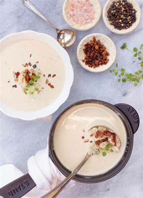 4 slices bacon chopped · 1/4 cup minced shallot · 2 stalks celery chopped · 16 oz clam juice · 1 pint heavy cream · 18 oz canned chopped clams . How to Make Clam Chowder | Healthy Recipe