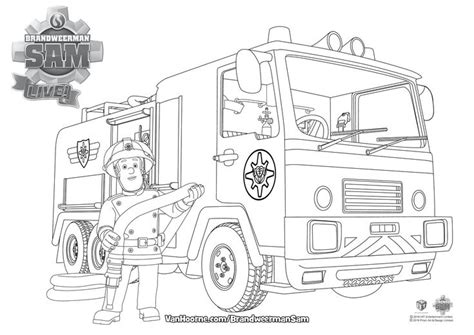 600 x 338 jpg pixel. Kleurplaat Brandweerman Sam | Van Hoorne Entertainment ...