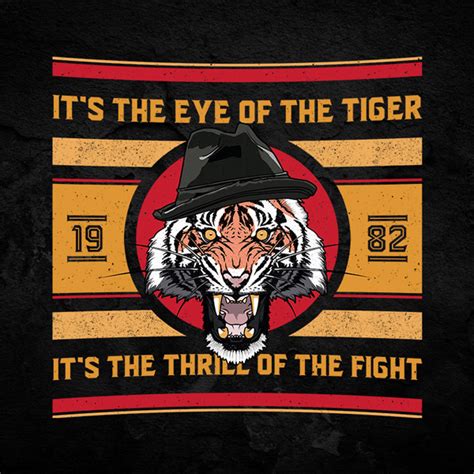 Eye Of The Tiger Survivor Rocky T Shirt