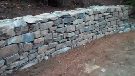 Pa Fieldstone Retaining Wall By Chris Orser Landscaping Youtube