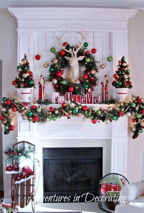 32 Christmas Mantel Decoration Ideas With Festive Charm