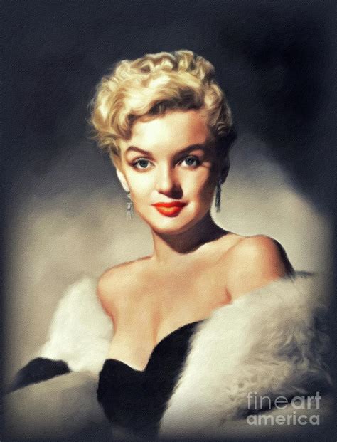Marilyn Monroe Hollywood Icon Painting By Esoterica Art Agency Fine