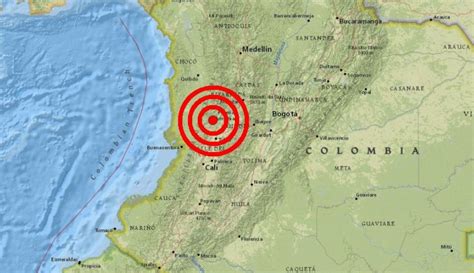 In january 26, 2019, lalate detailed a 5.8 quake that started 9 miles from santa maria. M6.1 earthquake hits Colombia - Tremors felt in Bogota ...